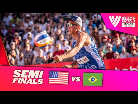 Partain/Benesh vs. George/Andre - Semi Finals Highlights Gstaad 2023 #BeachProTour