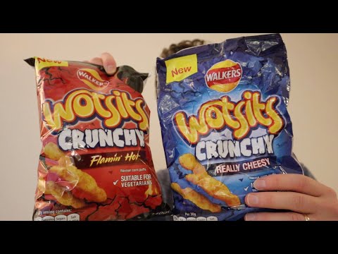 Wotsits Crunchy Review - Really Cheesy & Flamin' Hot Taste Test