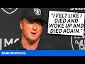 Jon Gruden explains WILD ending to Raiders-Ravens: 'I felt like I died' | CBS Sports HQ