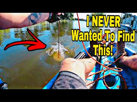 The BIGGEST Magnet Fishing Find EVER From My Kayak - I NEVER Wanted To Find This!!!