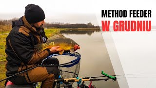 Karpie na Method Feeder w grudniu?! Czy warto szukać ryb na różnych liniach? PZW Jeziórko 5