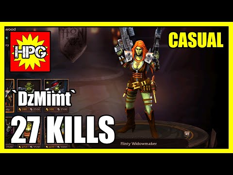 HON PRO GAMEPLAY | FLINT BEASTWOOD - `DzMimt` | Diamond | CM
