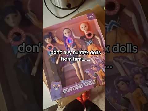 TEMU K-POP DEMON HUNTERS DOLLS 💀