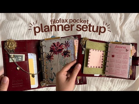 my 2026 pocket filofax tour 🗓️ small planner layout ideas & inspiration 💫