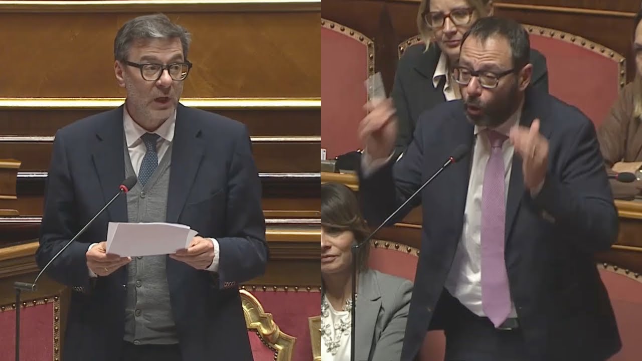 IL MINISTRO GIORGETTI RISPONDE ALL'INTERROGAZIONE DEL MOVIMENTO 5 STELLE IN SENATO