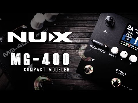 NuX MG-400 Dual DSP Multi-FX Modeling Guitar and Bass Processor with TSAC-HD White Box Amp Modeling