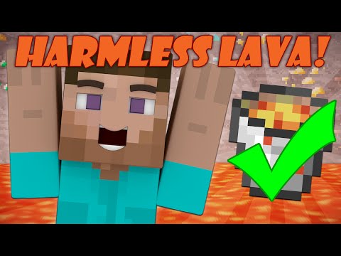 If Lava was Harmless - Minecraft