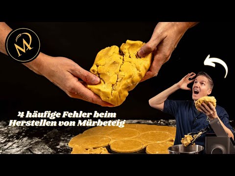 Die 4 häufigsten Fehler beim Herstellen von Mürbeteig und wie man sie vermeidet