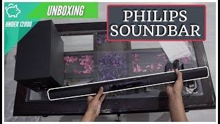 PHILIPS HTL2163B/12 BLUETOOTH SOUNDBAR SPEAKER WITH HDMI ARC UNBOXING | UNBOXING # 16