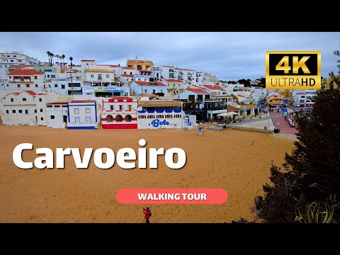 Carvoeiro, Algarve 🇵🇹 – Febuary 2023 – Walking Tour 4K