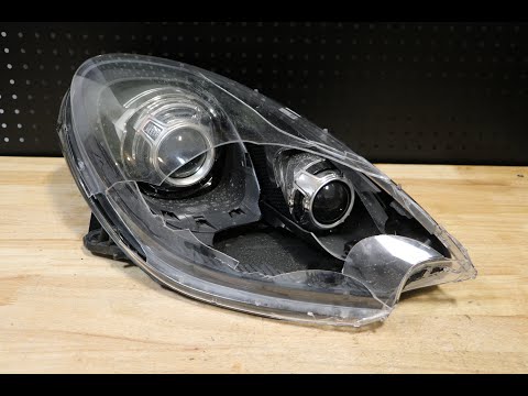 2015-2018 Porsche Macan Bi-Xenon Headlight Disassembly