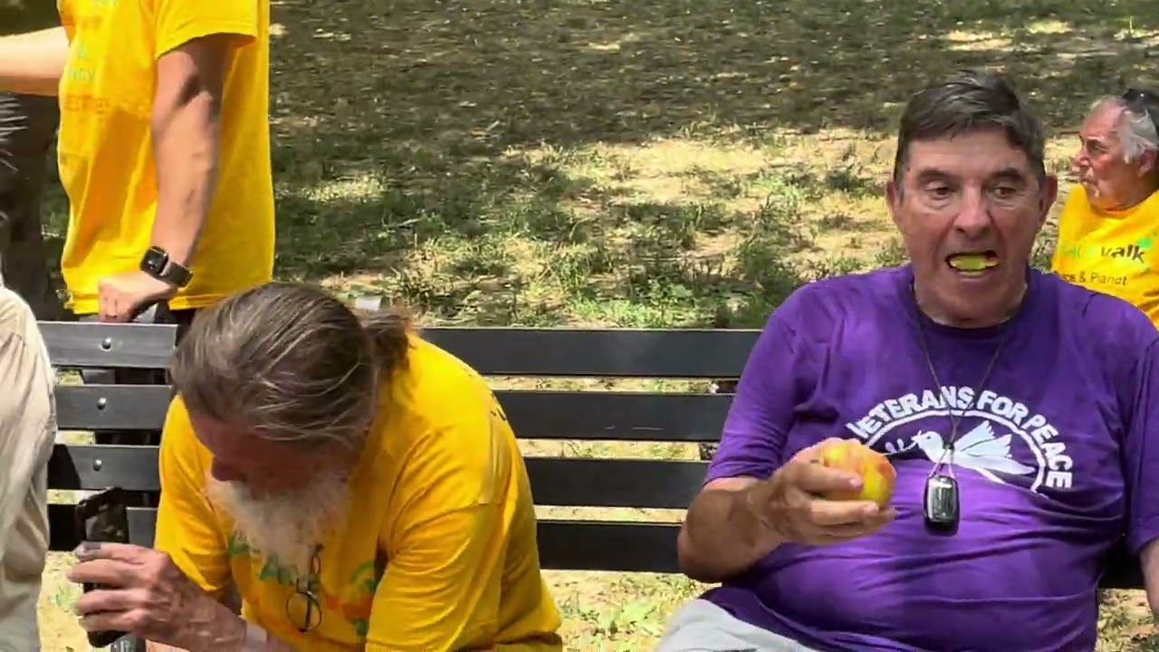 مین سے پیس واک واشنگٹن ڈی سی پہنچی۔