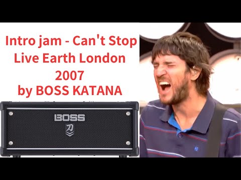 【COVER】 Red Hot Chili Peppers Live Earth London 2007  Intro   Can't Stop