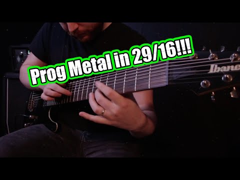 8 String Prog Metal meets 29/16!! - Odd Time Signature Metal