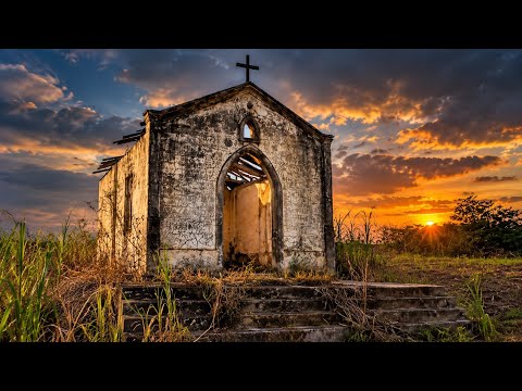 ENTREI DENTRO DO CANAVIAL E ENCONTREI UMA IGREJA ABANDONADA 