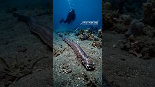 🪱 This Sea Monster Hides in the Sand and Slices Fish in Half in a Split Second 🤯