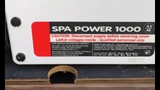 Spa Equipment & control System run explanation Spa Quip SP1000 Davey B