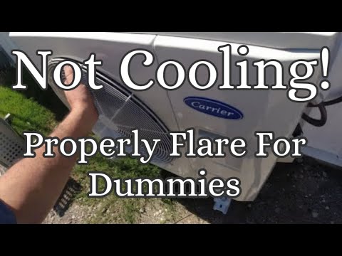 Mini-split Heat Pump Not Cooling / How To Properly Flare Without Leaks