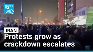 Protests sweep Iran as authorities intensify crackdown on demonstrators • FRANCE 24 English