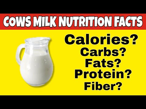 , title : '✅ Nutrition Facts of Milk || Health Benefits of Milk || How many calories, carbs, Protein, far in'
