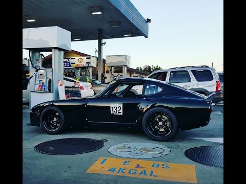 Ripping around in a 1000hp Datsun 240z