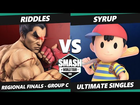 SWT NA East Group C - Riddles (Kazuya) Vs. Syrup (Ness) Smash Ultimate Tournament