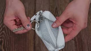 Чудова шкіряна ключниця Grande Pelle 11671 білий