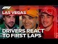 Drivers React To Their First Laps In Las Vegas | 2023 Las Vegas Grand Prix