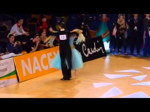 Cambrils 2013 Youth Final - Dan Pseneac & Alexandrina Bicov - group english waltz