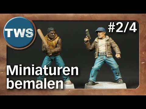 Tutorial: Painting miniatures #2/4 / painting miniatures (painting figures, tabletop accessories,...