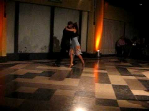  Daniel Lapadula  and  Jessica Grumberg  are  dancing  to  the  tango  "  El Flete  "