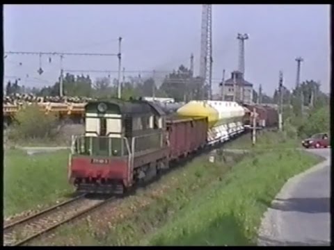 Provoz vlaků na trati č.226 v létě 1998