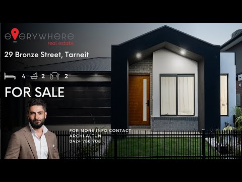 29 Bronze Street, Tarneit, VIC 3029, 4房, 2浴, 独立屋