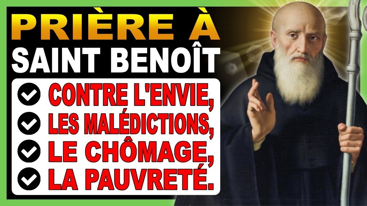 🛑SAINT BENOÎT: Prière Puissante pour Surmonter la Pauvreté, l'Envie, les Dettes et le Chômage🙌