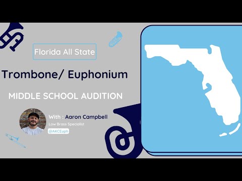 Florida All State Band 2022 Audition - Middle School Trombone and Euphonium
