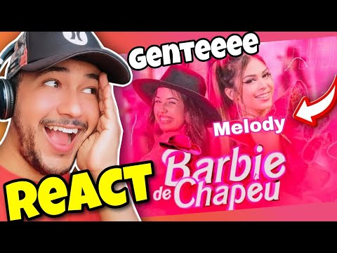 REAGINDO a Barbie De Chapéu - Melody e Paula Guilherme (Videoclipe Oficial)