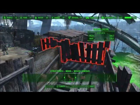 Fallout 4: How to Build Perimeter/Walk-on Walls