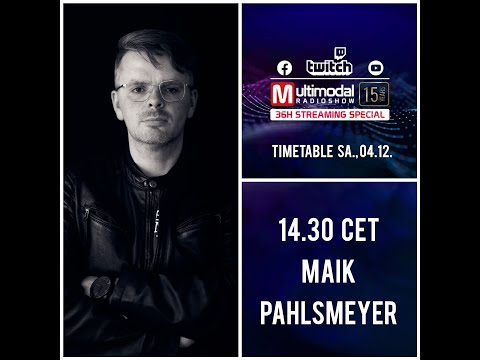 Tech House & Techno Mix - Maik Pahlsmeyer for 15 years of @MultimodalMusic Marathon Part 5/20