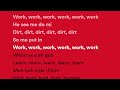 Rihanna - Work (Lyrics) ft. Drake