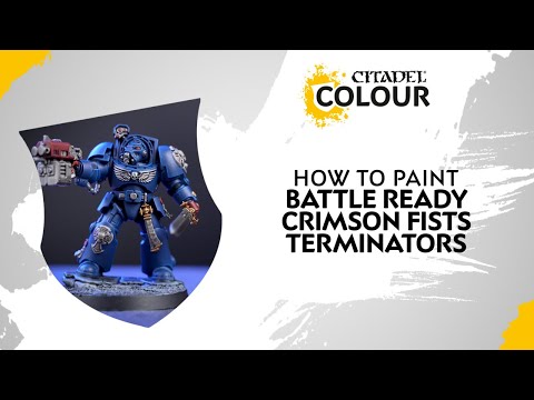 How to Paint: Battle Ready Crimson Fists Terminator