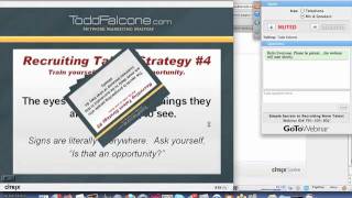 Todd Falcone how to recruit professionals Strategy #4 & 5