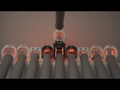 10 Fan Heaters, 10 Tubes | Hypnotic Humming for Sleep & Focus