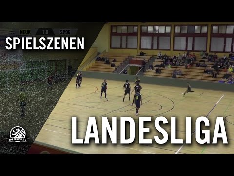 1.FC Neukölln - FC Spandau 06 (Hallenturnier der Landesliga, Vorrunde, Gruppe 4) - Spielszenen