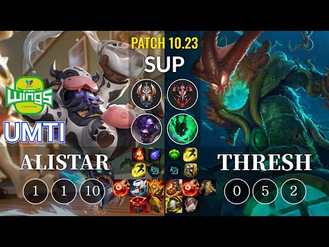 JAG UmTi Alistar vs Thresh Sup - KR Patch 10.23