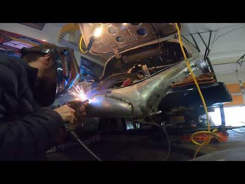 Rear Apron Rust Repair - 1938 Lincoln Zephyr Restoration Part 8