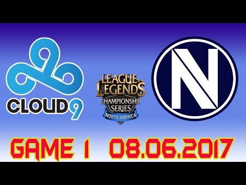 [NA LCS Summer 2017 W9D2] NV vs  C9 Game 1 Highlights | EnvyUs vs Cloud9