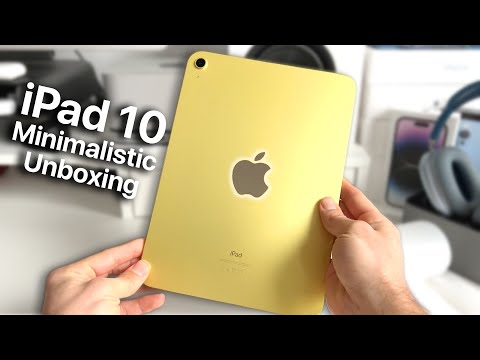 iPad 10th generation unboxing | Stunning Yellow