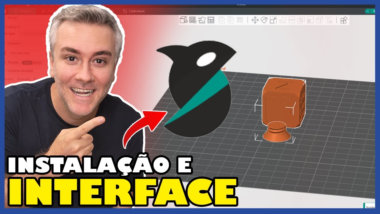 🐋Orca Slicer: Como instalar e adicionar uma impressora 3D!