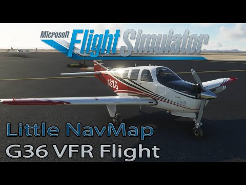 Microsoft Flight Simulator 2020 | Little NavMap| VFR Plan and Flight | G36
