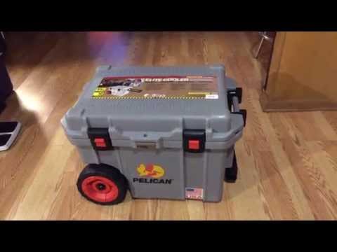 Pelican Elite 45Q Pro Gear Rolling Cooler Unboxing / Review - Better than a YETI?
